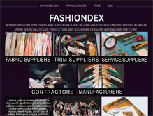Tablet Screenshot of fashiondex.com